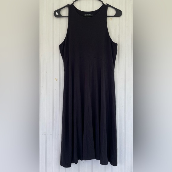 Athleta Women's Black Santorini Thera Dress Sleeveless Size Small - Picture 2 of 10